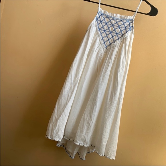 NWT Free People Crystal Cove Smocked Mini Dress XL - Picture 2 of 7